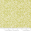 Image of the Shine Bloom Grass quilting cotton fabric by Sweetwater for Moda Fabrics. Features small flowers on a lime green background. 
Cute Little Fabric Shop