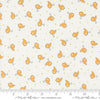 Image of the Shine Plus Cloud Creamsicle quilting cotton fabric by Sweetwater for Moda Fabrics. Features small birds on a cream white background. 
Cute Little Fabric Shop