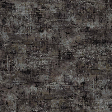 Image of the Vibe Mottled Blender Charcoal quilting cotton fabric by QT Fabrics. Features a brown gray textured fabric. 
Cute Little Fabric Shop