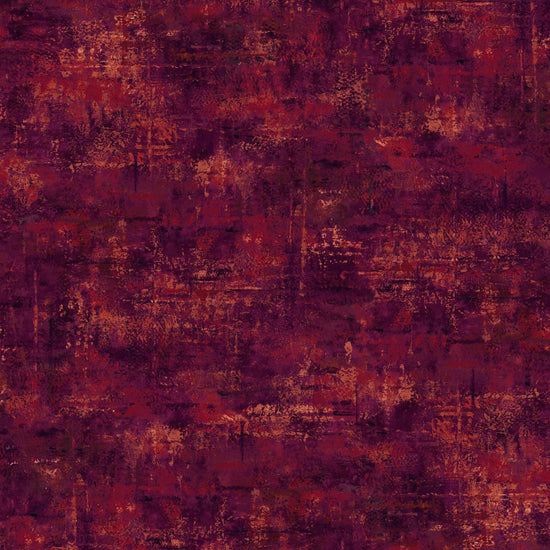 Image of the Vibe Mottled Blender Wine quilting cotton fabric by QT Fabrics. Features a red pink textured fabric. 
Cute Little Fabric Shop