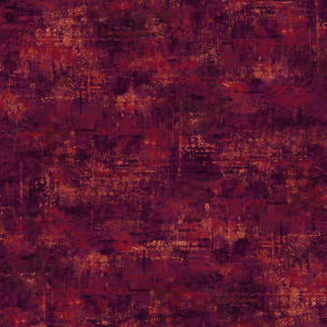 Image of the Vibe Mottled Blender Wine quilting cotton fabric by QT Fabrics. Features a red pink textured fabric. 
Cute Little Fabric Shop