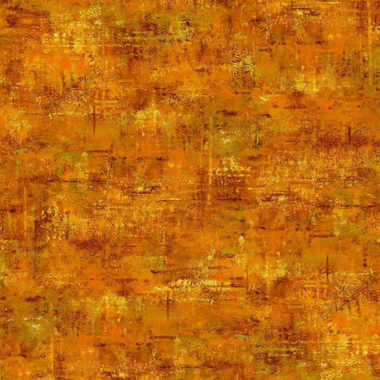 Image of the Vibe Mottled Blender Amber quilting cotton fabric by QT Fabrics. Features a gold orange textured fabric. 
Cute Little Fabric Shop