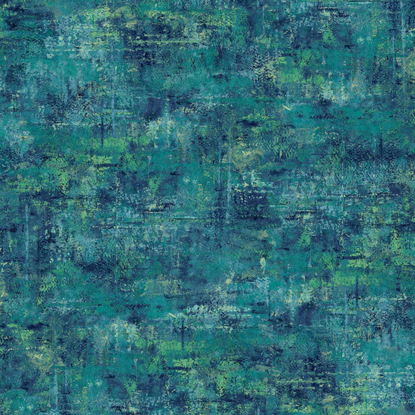 Image of the Vibe Mottled Blender Teal quilting cotton fabric by QT Fabrics. Features a textured teal blue fabric.
Cute Little Fabric Shop