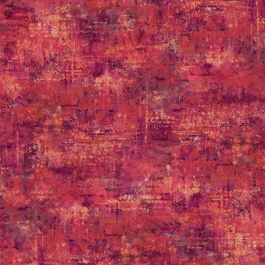 Image of the Vibe Mottled Blender Pomegranate quilting cotton fabric by QT Fabrics. Features a textured bright red fabric.
Cute Little Fabric Shop