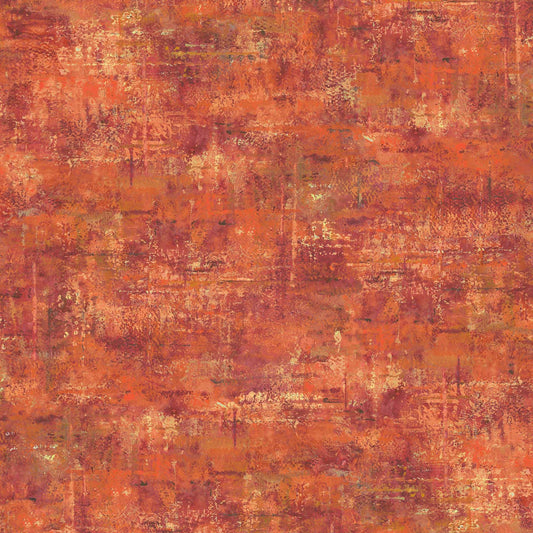 Image of the Vibe Mottled Blender Terracotta quilting cotton fabric by QT Fabrics. Features a textured orange red fabric.
Cute Little Fabric Shop