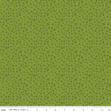 Image of the Curated Blooms On Point Green quilting cotton fabric by Judi Madsen for Riley Blake Designs. Features small tone on tone diamonds on a green background.
Cute Little Fabric Shop