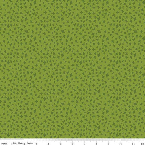 Image of the Curated Blooms On Point Green quilting cotton fabric by Judi Madsen for Riley Blake Designs. Features small tone on tone diamonds on a green background.
Cute Little Fabric Shop