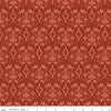 Image of the Curated Blooms Damask Auburn quilting cotton fabric by Judi Madsen for Riley Blake Designs. Features a floral damask on a red orange background.
Cute Little Fabric Shop