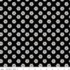 SALE Flora No. 6 Daisies C14461 Black - Riley Blake Designs - Floral Flowers - Quilting Cotton Fabric