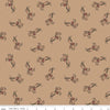 Image of the Cowboys Cowboy Tea Dye quilting cotton fabric by Echo Park Paper Co for Riley Blake Designs. Features cowboys riding on horseback on a beige brown background.
Cute Little Fabric Shop