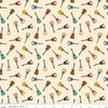 Image of the Cowboys Guitars Cream quilting cotton fabric by Echo Park Paper Co for Riley Blake Designs. Features tossed guitars on a cream background.
Cute Little Fabric Shop
