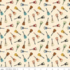 Image of the Cowboys Guitars Cream quilting cotton fabric by Echo Park Paper Co for Riley Blake Designs. Features tossed guitars on a cream background.
Cute Little Fabric Shop
