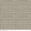 Image of the Cowboys Music Khaki quilting cotton fabric by Echo Park Paper Co for Riley Blake Designs. Features the sheet music for Home on the Range on a tan gray background.
Cute Little Fabric Shop
