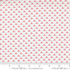 Image of the Hollyhocks Roses Trellis Jasmine quilting cotton fabric by Moda Fabrics. Features small roses in a geometric pattern on a cream background. 
Cute Little Fabric Shop