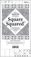Image of the Square Squared plastic ruler by Deb Tucker for QT Fabrics. Features a plastic ruler with black ruler markings. 
Cute Little Fabric Shop