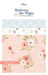 Image of the Between the Pages Storyboard by Fran Gulick for Riley Blake Designs. Features flower and book themed fabrics. 
Cute Little Fabric Shop