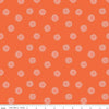 Image of the Celebrate Circles Orange quilting cotton fabric by Sue Daley for Riley Blake Designs. Features scattered crosshatch dots on a bright orange background
Cute Little Fabric Shop