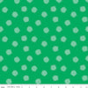Image of the Celebrate Circles Green quilting cotton fabric by Sue Daley for Riley Blake Designs. Features scattered crosshatch dots on a green background
Cute Little Fabric Shop