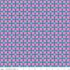 Image of the Celebrate Geo Blue quilting cotton fabric by Sue Daley for Riley Blake Designs. Features a geometric grid design with dots on a blue background
Cute Little Fabric Shop
