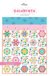 Image of the Celebrate Storyboard by Sue Daley for Riley Blake Designs. Features abstract geometric designs. 
Cute Little Fabric Shop