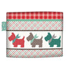 Image of the Home Decor Zippy Bags 3 Panel by Lori Holt for Riley Blake Designs. Features a lightweight canvas bag with little dots with a red background.
Cute Little Fabric Shop