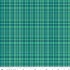 Image of the Stitchers Flannel Houndstooth Caribbean flannel fabric by Vicki McCarty for Riley Blake Designs. Features small houndstooth patterns on a teal background.
Cute Little Fabric Shop
