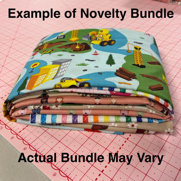 Image of a novelty mystery bundle using quilting cotton fabric by Riley Blake Designs. Features a bundle with novelty prints.
Cute Little Fabric Shop