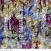 Image of the Expressions Batiks Express Yourself! Abstract Vineyard quilting cotton fabric by Riley Blake Designs. Features an abstract pattern on a multicolored background. 
Cute Little Fabric Shop