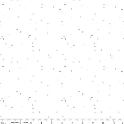 Hush Hush 2 Confetti C12874 - Riley Blake Designs - Low-Volume 4 Dot Clusters - Quilting Cotton Fabric