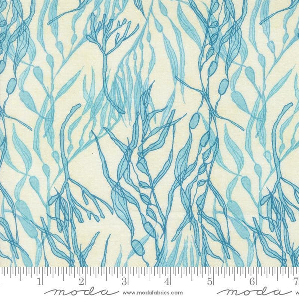 Serena Shores Seaweed Cloud quilting cotton fabric by Robin Pickens for Moda Fabrics. Features seaweed vines on a cloud background. 
Cute Little Fabric Shop