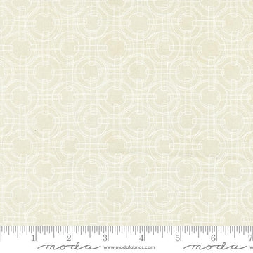 Serena Shores Rings Cloud quilting cotton fabric by Robin Pickens for Moda Fabrics. Features circles and lines on a cloud background. 
Cute Little Fabric Shop