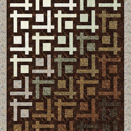 Image of the Chop Suey quilt pattern by 4th and Main Design for Riley Blake Designs. Features a square and line quilt. 
Cute Little Fabric Shop