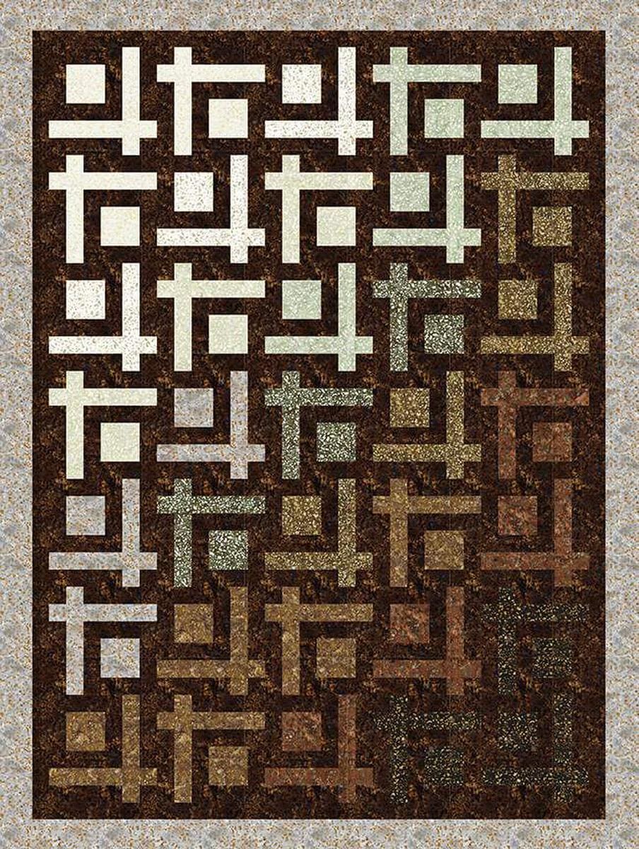 Image of the Chop Suey quilt pattern by 4th and Main Design for Riley Blake Designs. Features a square and line quilt. 
Cute Little Fabric Shop