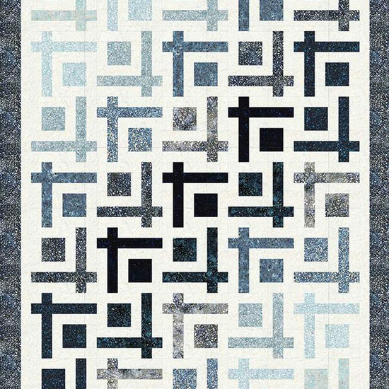 Image of the Chop Suey quilt pattern by 4th and Main Design for Riley Blake Designs. Features a square and line quilt. 
Cute Little Fabric Shop