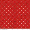Image of the Take Heart Heart Cross Red quilting cotton fabric by J. Wecker Frisch for Riley Blake Designs. Features a grid with hearts on a red background.
Cute Little Fabric Shop