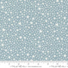 Image of the Play Ball Stars Dolohin quilting cotton fabric by Moda Fabrics. Features novelty stars on a blue background. 
Cute Little Fabric Shop