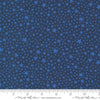 Image of the Play Ball Stars Navy quilting cotton fabric by Moda Fabrics. Features novelty stars on a blue background. 
Cute Little Fabric Shop