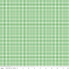 Image of the Friendship Florals Gingham Green
 quilting cotton fabric by Diane Labombarbe for Riley Blake Designs. Features butterflies scattered on a green background.
Cute Little Fabric Shop