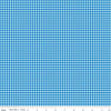 Image of the Friendship Florals Gingham Blue
 quilting cotton fabric by Diane Labombarbe for Riley Blake Designs. Features butterflies scattered on a blue background.
Cute Little Fabric Shop