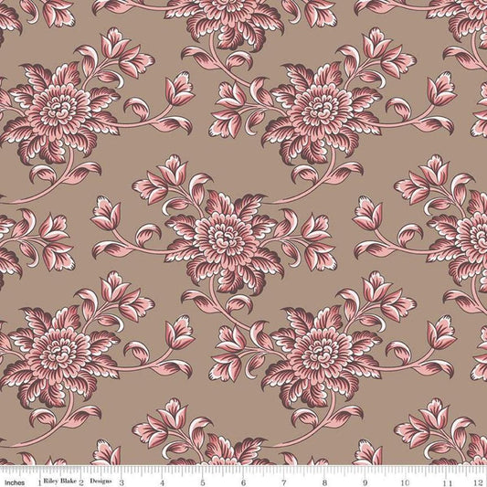 DEAL Jane Austen at Home C10013 Isabella - Riley Blake Designs - Historical Reproductions Floral - Quilting Cotton Fabric - Licensed Product