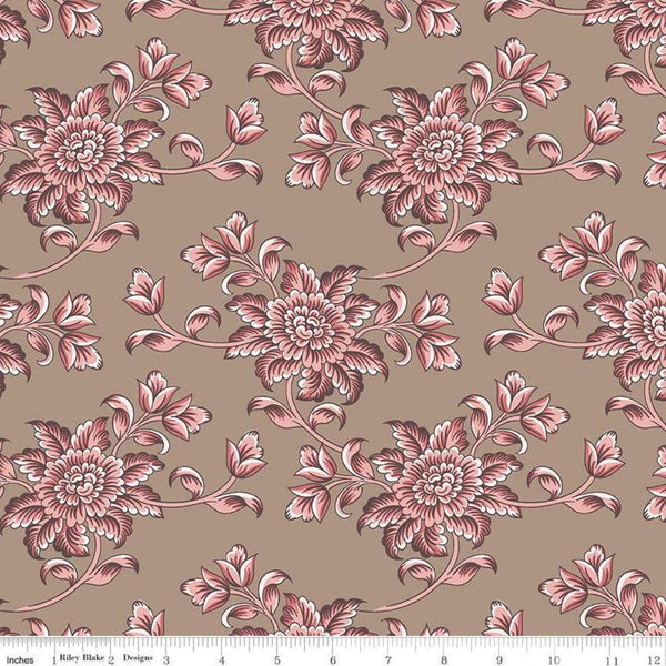 Jane Austen at Home C10013 Isabella - Riley Blake Designs - Historical Reproductions Floral - Quilting Cotton Fabric - Licensed Product