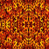 Image of the Heavy Metal Flame Brick M quilting cotton fabric by Morris Creative Group for QT Fabrics. Features fire flames on a red background. 
Cute Little Fabric Shop