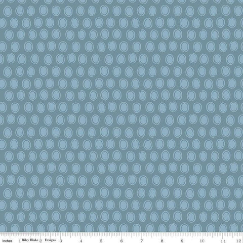 SALE Countryside Dot C14536 Storm by Riley Blake Designs - Dots Dotted - Quilting Cotton Fabric