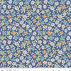 Image of the Wide Back Autumn Cosmos Denim quilting cotton fabric by Lori Holt for Riley Blake Designs. Features flowers on a navy background.
Cute Little Fabric Shop