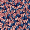 Image of the American Heroes Police Wavy Flag Navy fabric. Features wavy american flags on a navy background.
Cute Little Fabric Shop