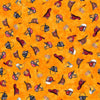 Image of the American Heroes Firefighter Firefighter Hat Orange  quilting cotton fabric by QT Fabrics. Features scattered hats on a bright orange background.
Cute Little Fabric Shop
