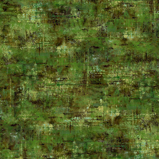 Image of the Vibe Mottled Blender Olive quilting cotton fabric by QT Fabrics. Features a green textured fabric. 
Cute Little Fabric Shop
