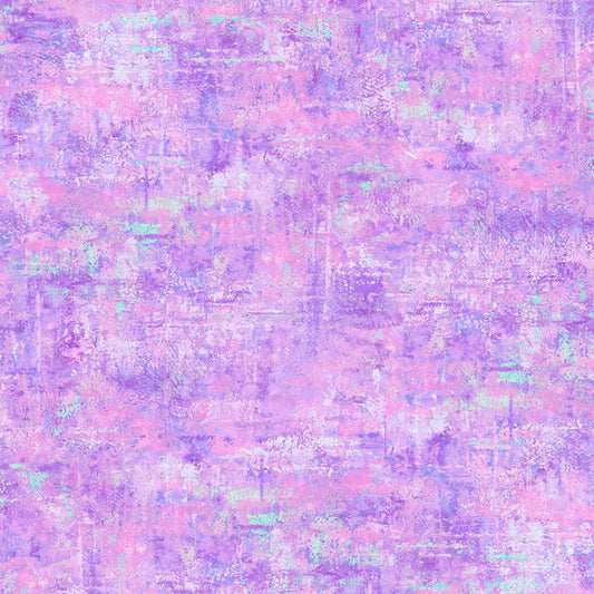 Image of the Vibe Mottled Blender Lavender quilting cotton fabric by QT Fabrics. Features a textured light purple fabric.
Cute Little Fabric Shop