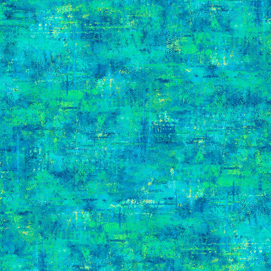Image of the Vibe Mottled Blender Turquoise quilting cotton fabric by QT Fabrics. Features a textured teal blue fabric.
Cute Little Fabric Shop
