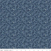 Image of the Curated Blooms Leaves Storm quilting cotton fabric by Judi Madsen for Riley Blake Designs. Features tone on tone leaves and blossoms on a blue background.
Cute Little Fabric Shop